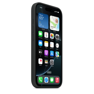 Apple iPhone 16 PRO Silicone Case / MagSafe - Black#3