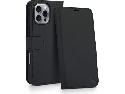 iiglo iPhone 16 PRO MAX Plånboksfodral (svart)#2