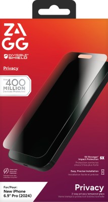 ZAGG InvisibleShield Glass Elite Privacy - Skärmskydd för mobiltelefon - glas - med sekretessfilter - 2-vägs - för Apple iPhone 16 Pro Max#8