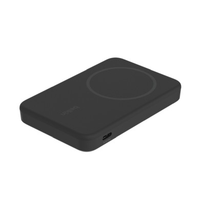 Belkin BoostCharge Pro - Trådlös powerbank - magnetisk med Qi2 - 5000 mAh - 15 Watt - Fast Charge (24 pin USB-C) - på kabel: USB-C - svart#3