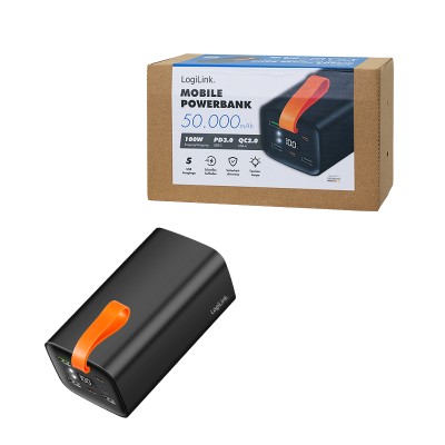 LogiLink Powerbank 50000 mAh 100W Sort#5