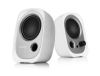 Edifier R12U, 2x2W RMS, aktiva högtalare, strömförsörjning via USB - Vit