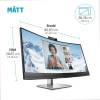 34" HP E34m G4, Curved VA 3440x1440, 5 ms, 75Hz, 1500R, höjdjusterbar, HDMI/DP/USB-C 65W, LAN, högtalare, webbkamera, USB 3.2-hubb#9