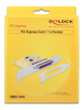 DeLOCK PCI-Express kontrollerkort, 1xDB25 hona, SUN2212 Chipset#2