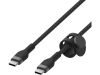 Belkin USB-C till USB-C kabel 1m Flätad - Svart#4