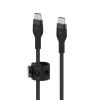 Belkin USB-C till USB-C kabel 2m Flätad - Svart#2