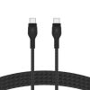 Belkin USB-C till USB-C kabel 2m Flätad - Svart#3