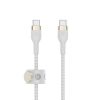 Belkin USB-C till USB-C kabel 2m Flätad - Vit#1