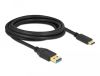 Delock SuperSpeed USB (USB 3.2 Gen 2) Cable TypeA to USB TypeC™ 3 m#2