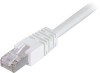 Nätverkskabel skärmad F/UTP Cat.6, RJ45, LSZH, 50 meter - Vit