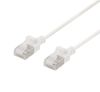 Deltaco UFTP-1018 nätverkskablar Vit 0,5 m Cat6a U/FTP (STP)