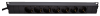19" Grenuttag Elivi med 7 st jordade uttag, rackmontage 1U och bordsmontering, 7m - Svart#1