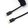 Keychron Coiled Aviator Cable Black#2