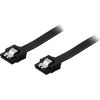 SATA3 kabel, med lås-clips, 50 cm