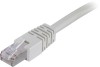 Nätverkskabel skärmad F/UTP Cat.6, RJ45, LSZH, 20 meter - Grå