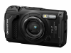 Olympus OM System TG-7 Black, 12 Mpixel, 4X zoom (25-100 mm), film 4K@30fps, vattentät till 15m, RAW, GPS, WiFi/Bluetooth - Svart