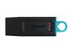 64 GB Kingston DataTraveler Exodia, USB 3.2 - Svart/Cyan#1