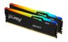 64 GB (2x32GB) DDR5-6000 Kingston FURY Beast Black RGB CL30, XMP - Svart