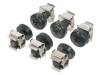 M6 korgmuttersats Digitus för 19" rack 50-pack, svart