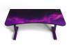 Arozzi Arena Gaming Desk Deep Purple Galaxy, höjdjusterbart, heltäckande musmatta med bild#2