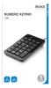 Numeriskt tangentbord DELTACO, 23 tangenter, 4 mediatangenter, USB#2