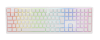 Ducky Zero 6108 White Fullsize Wireless (Tri-mode) RGB, Cherry MX2A Brown - Vit