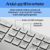HP 970 Programmable Wireless Keyboard PC/Mac, RF/Bluetooth, bakbelyst, laddningsbart, svenskt#8