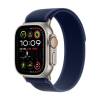 Apple Watch Ultra 2 GPS + Cellular 49mm Naturlig Titanboett med Blue Terrängloop - M/L