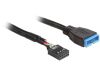 Delock Cable USB 2.0 pin header F > USB 3.0 pin header M 45 cm#2