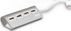 USB 2.0-hub PORT Designs, 4xUSB 2.0 - Silver/vit#2