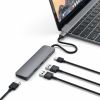 Multi-adapter Satechi Slim, USB-C till HDMI 4K/2xUSB 3.0/USB-C - Rymdgrå#3
