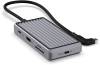 Dockningstation Unisynk 8-port USB-C Hub V2, HDMI, 2xUSB-C, 2xUSB-A, LAN, PD 100W, kortläsare SD/MicroSD#1