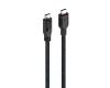 Unisynk Cable for Pro AV Dock | Full featured | 240W PD | USB-C - USB-C | 3.1 Gen 2 | DP Alt Mode | TygklÃ¤dd | 3m | Svart#1